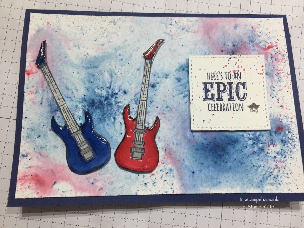 Epic Celebration guitar card
