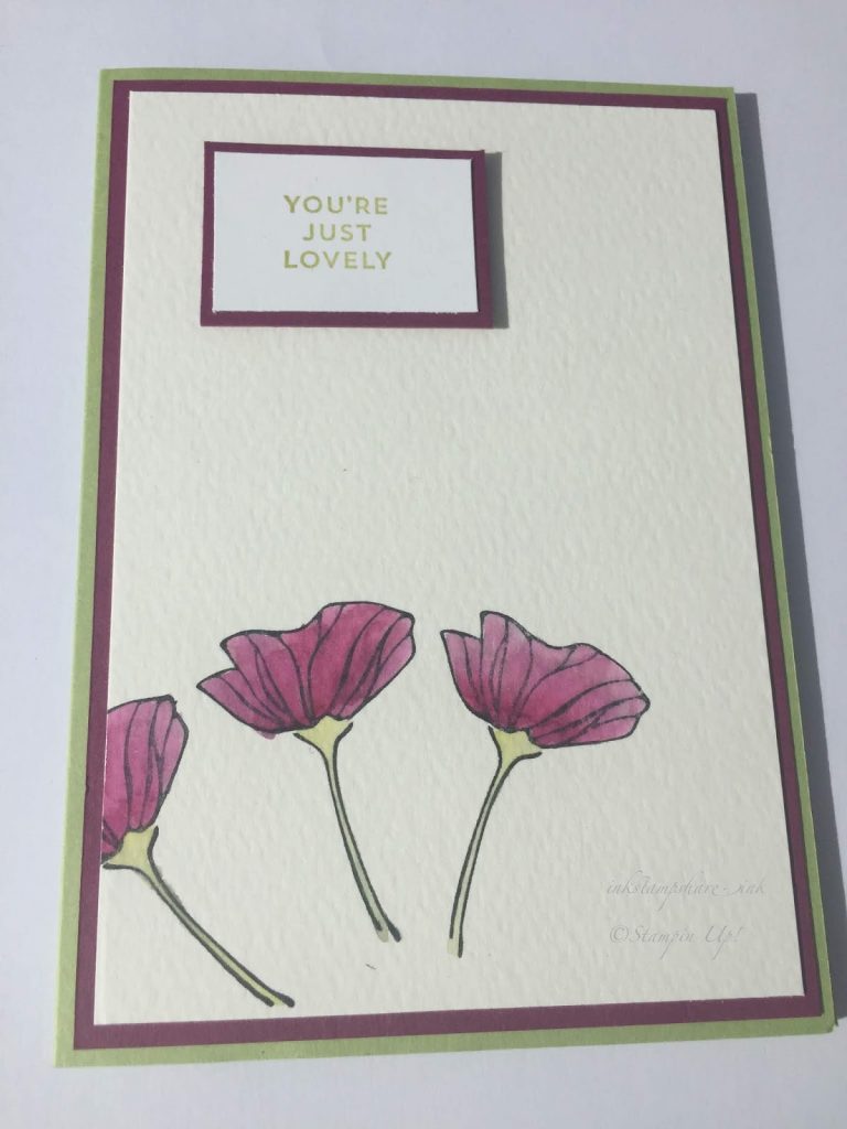 Oh So Eclectic Thank you Card, Stampin Up