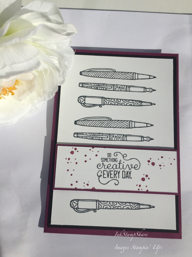 Crafting Forever card, Stampin Up, Inspire Create Challenge #029