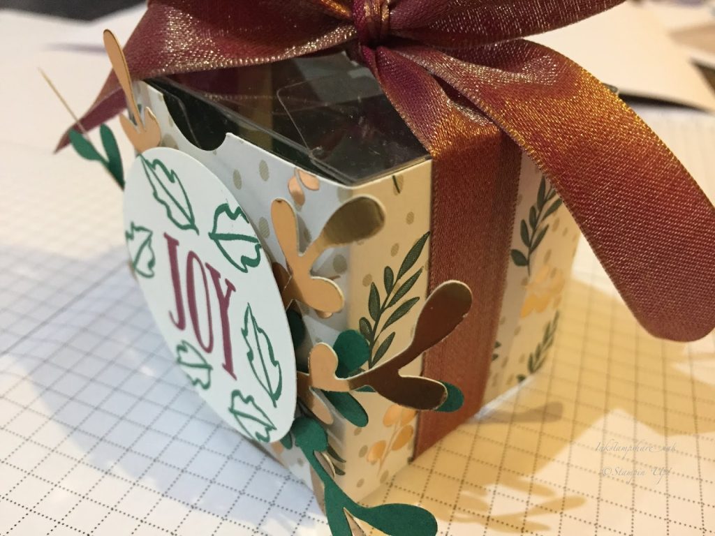 Christmas Table Favours Inspire Create Stamping Challenge #31