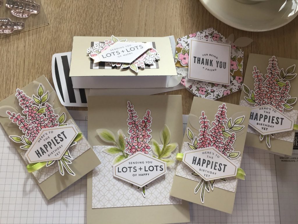 Lots of Happy Card Kit, Stampin Up, Coffee and Cards