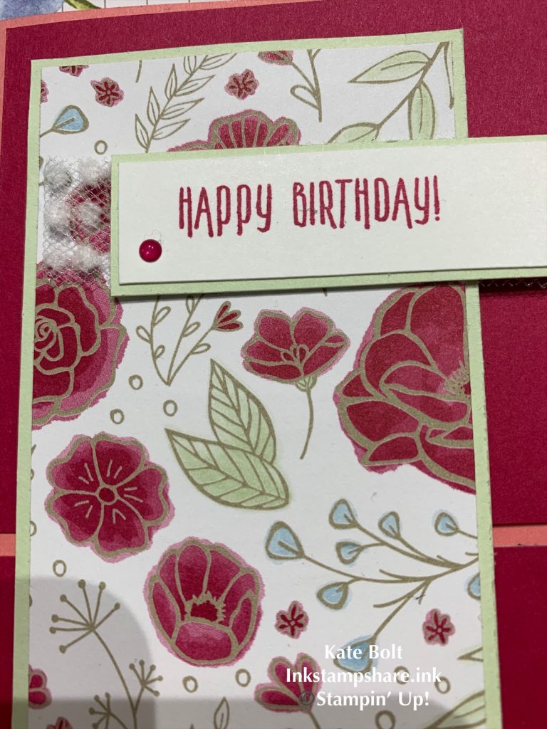  Birthday card for the Inspire Create Stamping Challenge #041