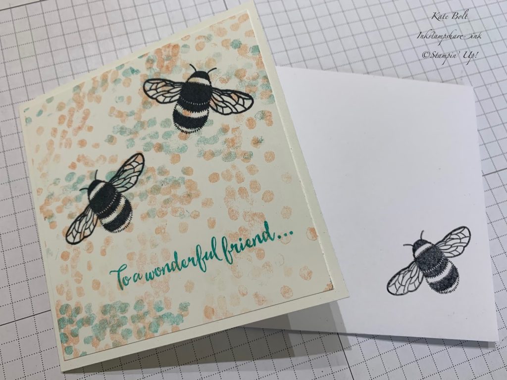 Dragonfly Dreams #simplestamping Card using the Bee from Dragonfly Dreams.