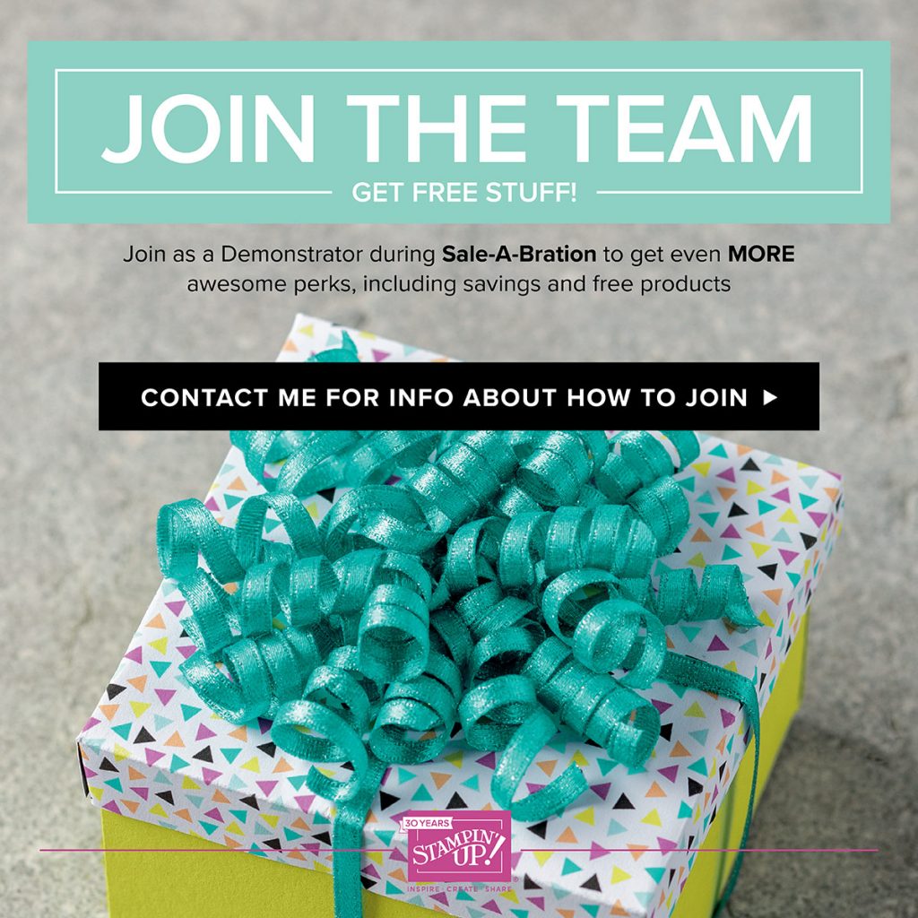 Join my team Stampin' Up!