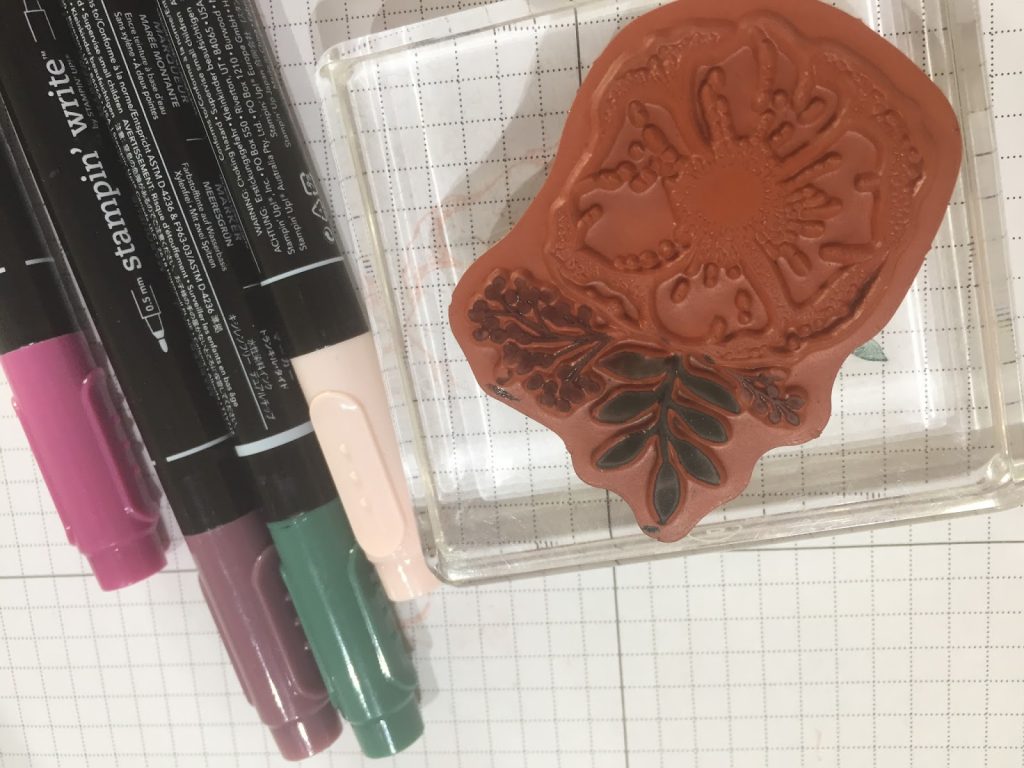 Colouring on Stamps with Stampin Write Markers
