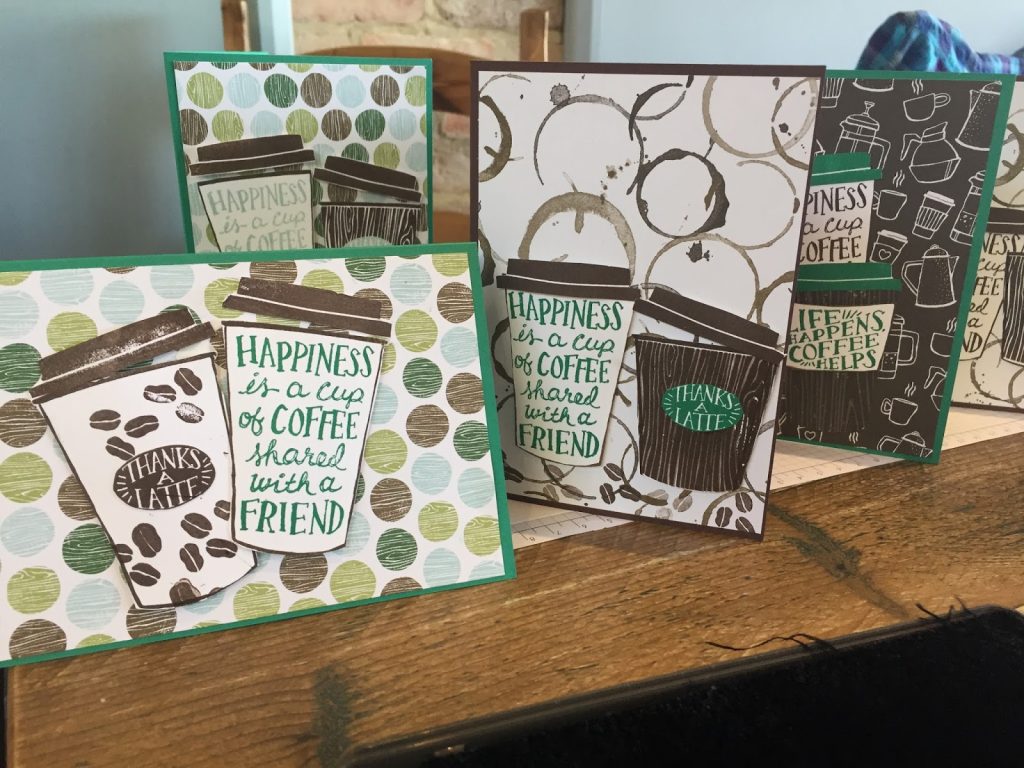 Coffee Cafe cards at Coffee and Cards, coffee and cards