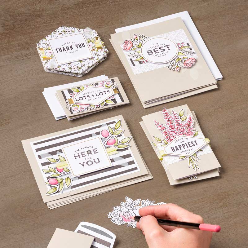 Lots of Happy Card Kit, Stampin Up, 