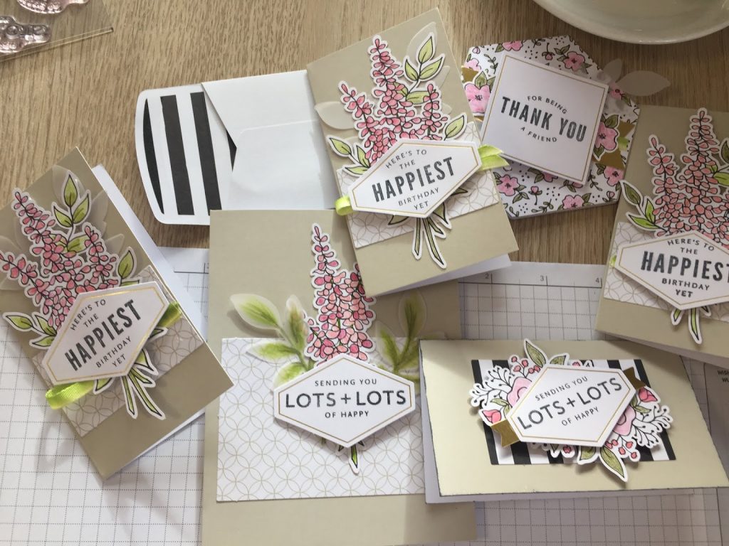 Lots of Happy Card Kit, Stampin Up, Coffee and Cards