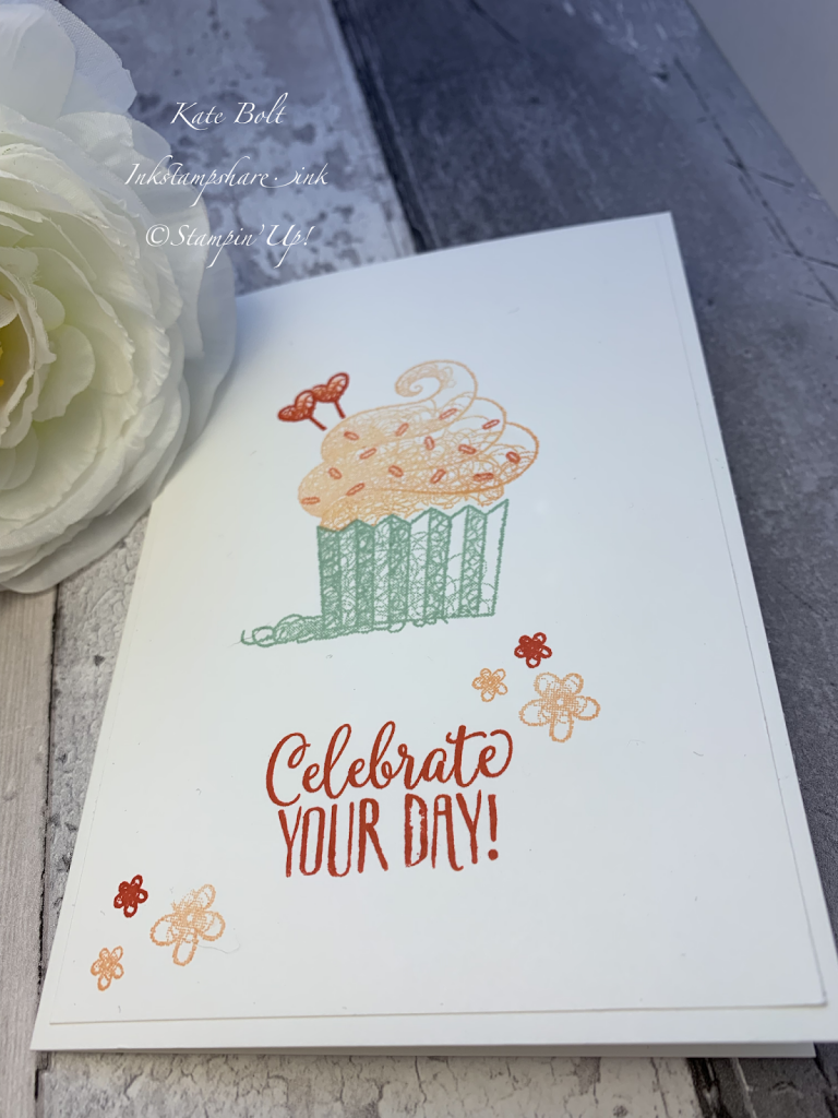 Hello Cupcake Birthday Card, Stampin Up