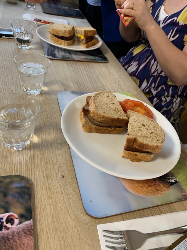 We stayed for a bacon sandwich brunch to celebrate a birthday at Coffee and Cards