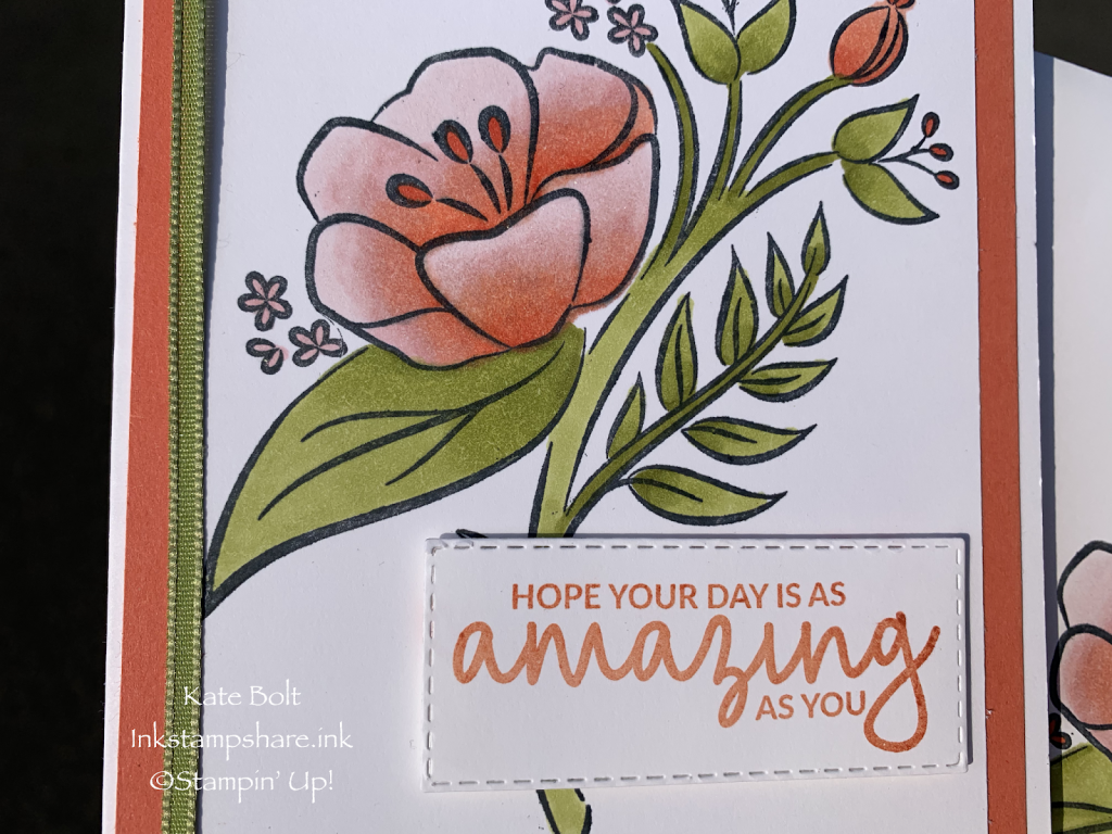 Spring time Floral themed card for the Stampers Showcase Blog Hop