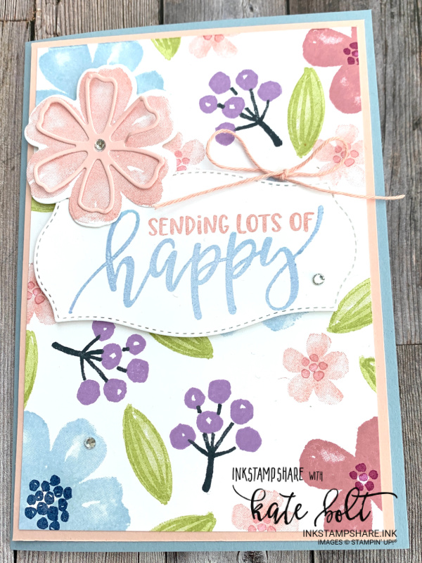 Pretty Perennials Happy Mail! Using the Pretty Perennials and Perennial Petals to create Happy Mail with YouTube tutorial of Facebook Friday replay