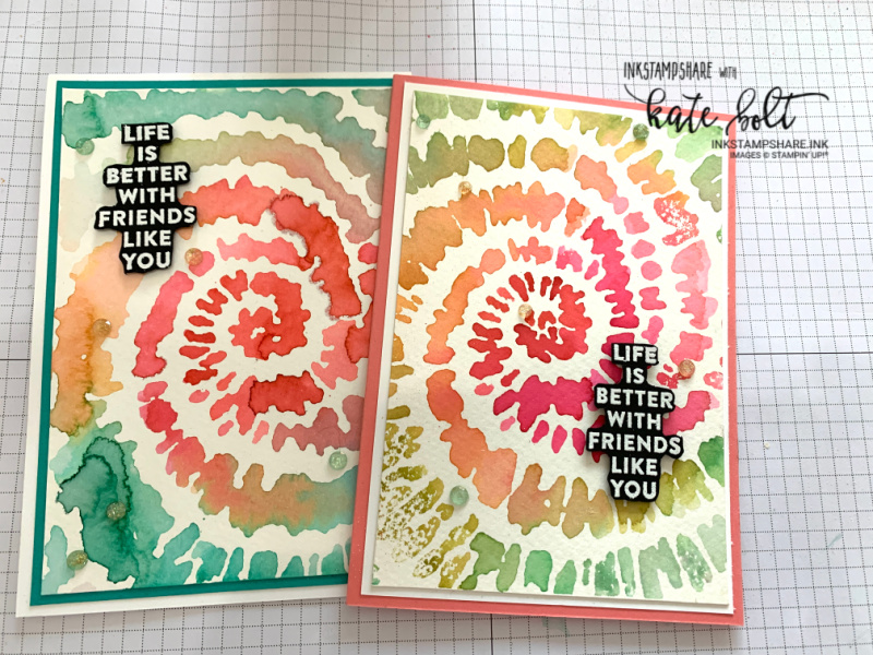 Tie Dye Card Anyone? Learn How to Make This Cool Idea for a Card