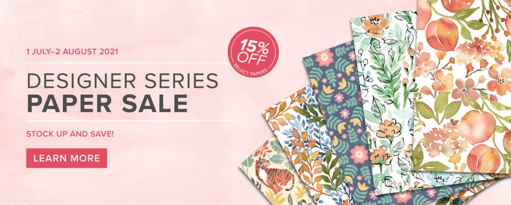 Designer series paper sale from Stampin Up!