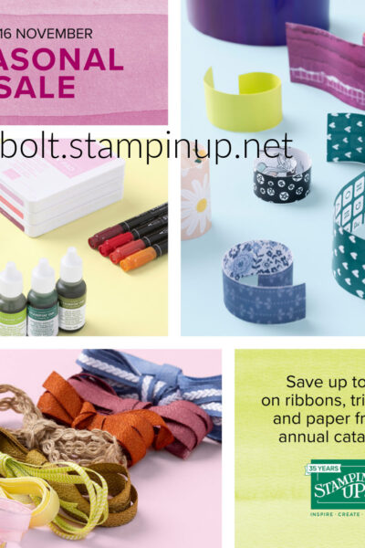 Annual Stampin Up Catalogue Sale