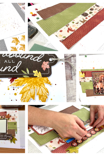 Sweet Days Of Autumn Scrapbook pages