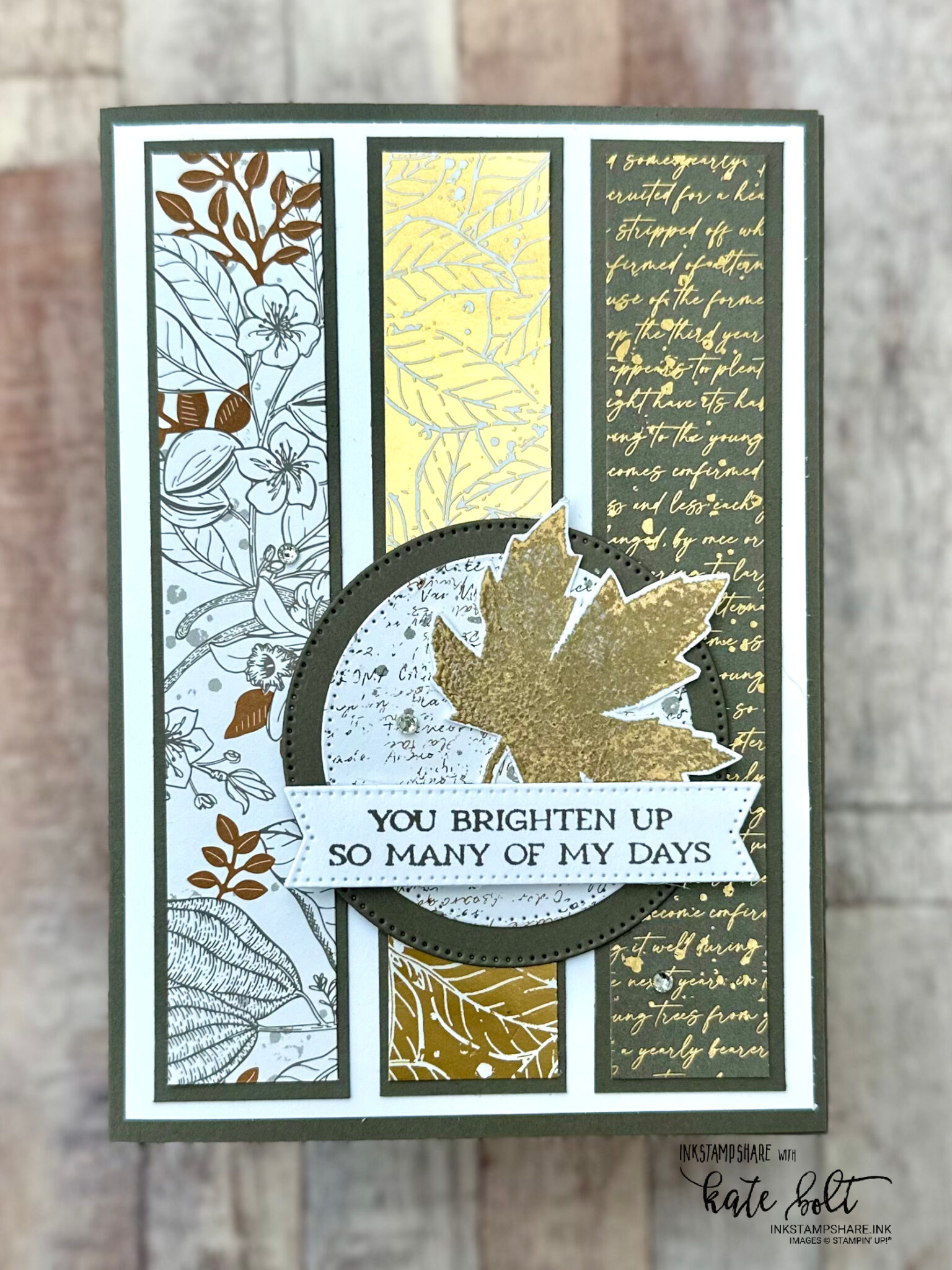 Using Up Scraps - October Stamp Around The UK Video Hop - InkStampShare